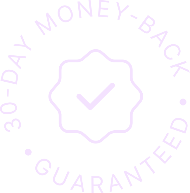 30 day money back guarantee